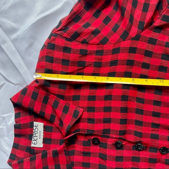HP⭐️ Vintage 80’s Red and Black Plaid Flannel - Picture 10 of 16